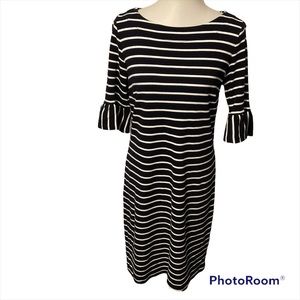 Talbots striped dressed